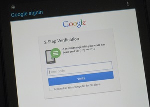 two factor authentication google
