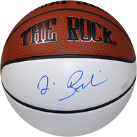 Jim Boeheim Signed The Rock "Autograph" White Panel Basketball