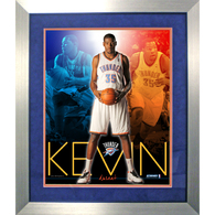Kevin Durant Oakland City Thunder Team Colors Composite Vertical Framed 16x20 Collage