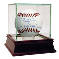 Cecil Fielder MLB Baseball w/ "9-14-91 Only HR Out of Mil Cty" Insc