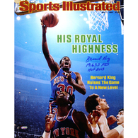 Bernard King Signed Sports Illustrated Cover 16x20 Photo w/ "19655 Pts HOF 2013" insc