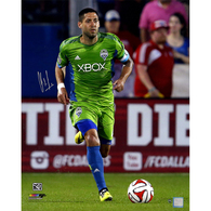 Clint Dempsey Signed Seattle Sounders Sprinting 16x20 Photo