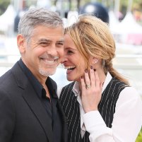 George Clooney and Julia Roberts at Money Monster (2016)