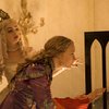 Anne Hathaway and Mia Wasikowska in Alice Through the Looking Glass (2016)