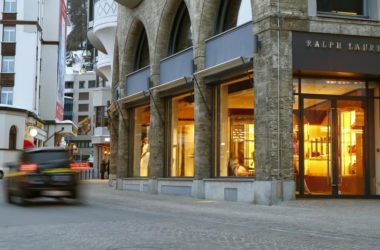 A store of U.S. designer Ralph Lauren is seen in the mountain resort of St. Moritz, Switzerland