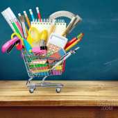 Here are tips to save money and time when shopping for school supplies.