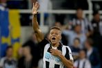 Newcastle United's Dwight Gayle celebrates after scoring at St James'