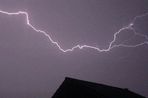 Victoria Fielding and Kevin Liddle, from Leadgate, snapped this photo of the early morning lightening