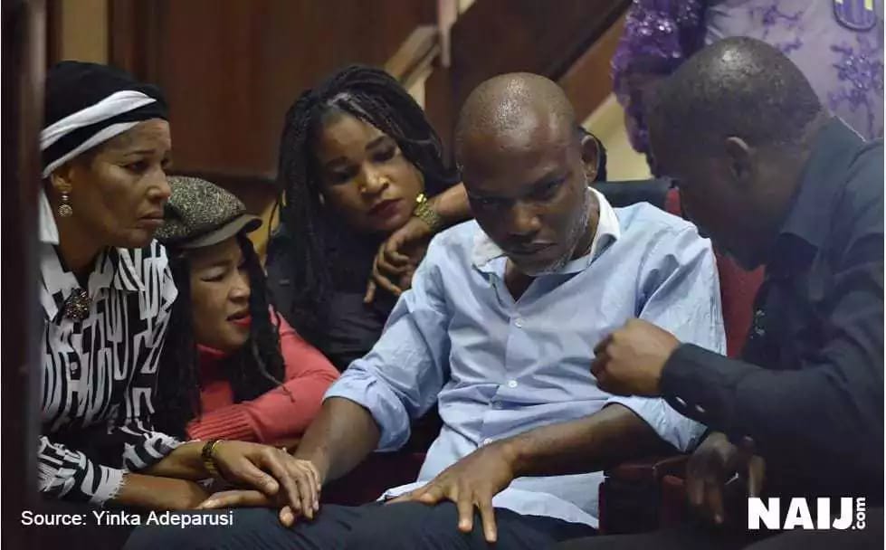 Nnamdi Kanu, the detained leader of IPOB