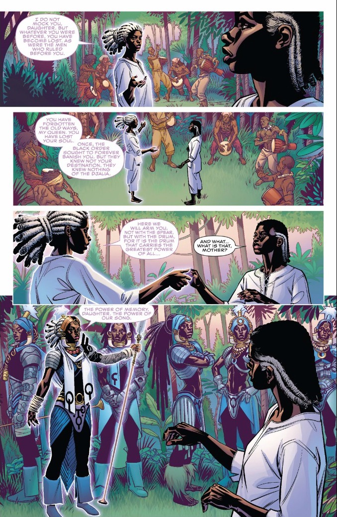Marvel's Black Panther comic has been gifted with the most beautiful artwork by Brian Stelfreeze. Make no mistake, there is much mysticism and "magic" in Black Panther too!