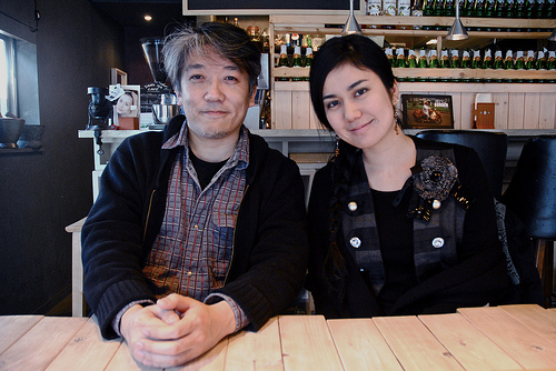 Masashi Hamauzu and Mina in Yokohama