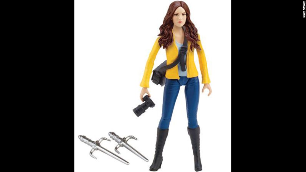 Teenage Mutant Ninja Turtle ally April O&#39;Neil has gone through many iterations in her time as an action figure. Whether she&#39;s wearing a form-fitting yellow jumpsuit or the updated look seen here, April is armed with the tools of her journalism trade -- and deadly weapons.