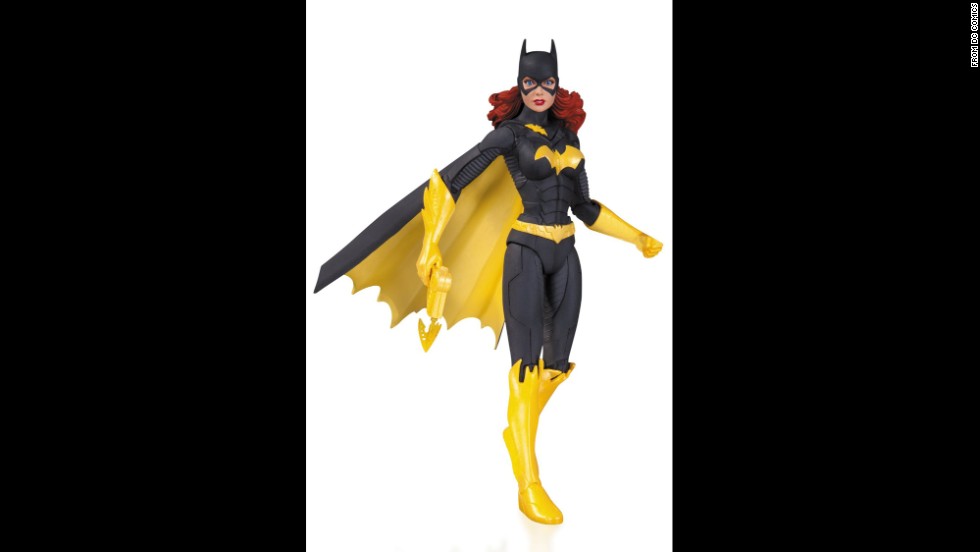 Batgirl&#39;s costume resembles Batman&#39;s duds, only more colorful. With built-in six-pack abs and a cape in perpetual motion, the DC Comics character seems ready to fly to the rescue at any moment.