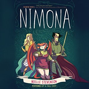 Nimona Audiobook by Noelle Stevenson Narrated by Rebecca Soler, Jonathan Davis, Marc Thompson