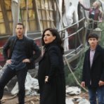 Lana Parrilla, Jared Gilmore, and Josh Dallas in Once Upon a Time (2011)