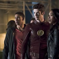 Grant Gustin, Candice Patton, and Keiynan Lonsdale in The Flash (2014)