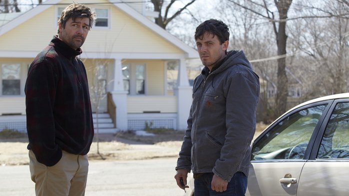 Casey Affleck and Kyle Chandler in Manchester by the Sea (2016)