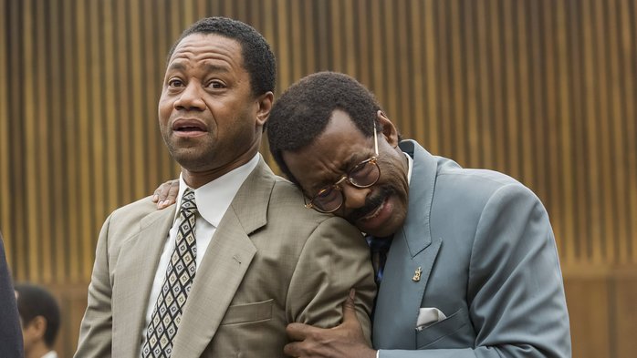 Cuba Gooding Jr. and Courtney B. Vance in American Crime Story (2016)