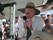 Robert A. “Bob” Hoover talks about his World War II experiences at EAA AirVenture in 2011.
