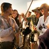 Mark Wahlberg, Michael Bay, and Laura Haddock in Transformers: The Last Knight (2017)
