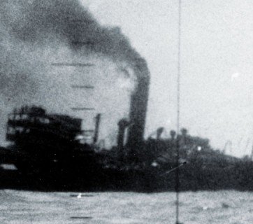 Japanese ship sunk by USS Wahoo north of western New Guinea in January 1943.