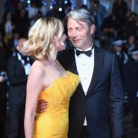 Kirsten Dunst and Mads Mikkelsen at an event for The Neon Demon (2016)