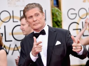 David Hasselhoff at an event for 73rd Golden Globe Awards (2016)
