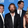 Ethan Hawke, Peter Sarsgaard, Haley Bennett, and Manuel Garcia-Rulfo at an event for The Magnificent Seven (2016)
