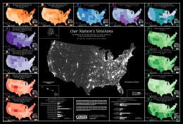 The Census Bureau presents a series of maps showing the distribution of veterans and their selected socioeconomic characteristics. 