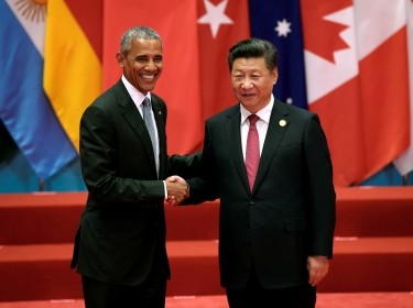 U.S. President Barack Obama and Chinese President Xi Jinping at the G20 Summit in Hangzhou, Zhejiang province, China, September 4, 2016