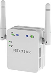 Netgear WN3000RP-200PES - Extensor de red WiFi N300 (puerto Ethernet, antenas externas), blanco