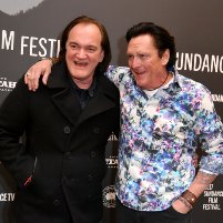 Quentin Tarantino and Michael Madsen
