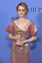 Claire Foy at an event for The 74th Golden Globe Awards (2017)