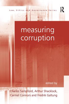 Measuring Corruption (Paperback) book cover