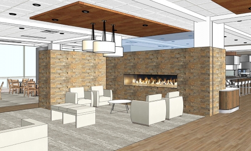 architect rendering-curtis dining renovation-fireplace