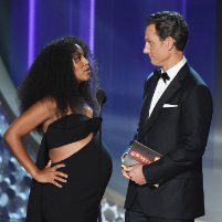 Tony Goldwyn and Kerry Washington at an event for The 68th Primetime Emmy Awards (2016)