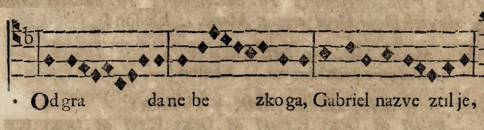 Cithara octochorda, zbornik s latinskim i kajkavskim tekstovima pjesama 1757., Zbirka muzikalija i audiomaterijala