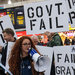 Demonstrators staged a protest at Victoria Station in London against Southern Rail and its parent company in December.