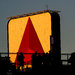 The Citgo sign glowing outside Fenway Park last September.