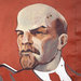 Mural of Vladimir Lenin.