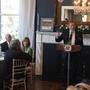 Enda Kenny speaking at a breakfast hosted by US VP Mike Pence