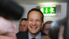  Leo Varadkar: he has gone through the motions of advocating a united Ireland, yet says Sinn Féin is “the greatest threat to our democracy” and restoring devolution to Stormont is his immediate priority.  Photograph: Aidan Crawley/EPA
