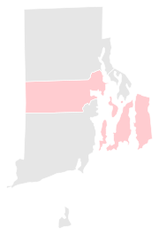 Rhode Island gubernatorial election, 2010 results by county.svg