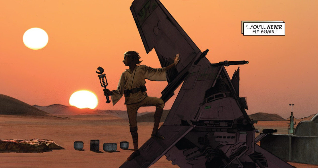 Best panel Ive read today courtesy of Star Wars #15 by Jason Aaron and Mike Mayhew (@mikemayhew).