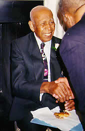 Herman Shaw, Tuskegee Study participant, after the White House ceremony.