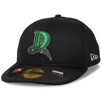 Men's Dayton Dragons New Era Black Low Crown Diamond Era 59FIFTY Fitted Hat