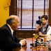 State Senate President Stephen M. Sweeney, left, at a news conference in Trenton on Sunday.