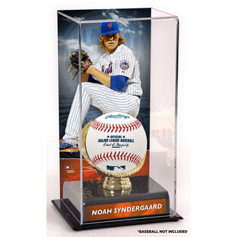 New York Mets Noah Syndergaard Fanatics Authentic Gold Glove Display Case with Image