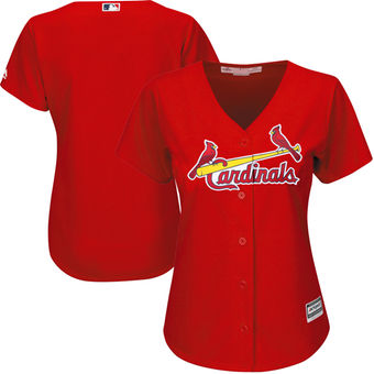 Women's St. Louis Cardinals Majestic Scarlet Alternate Cool Base Jersey