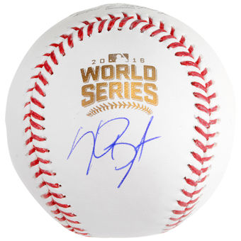 Autographed Chicago Cubs Kris Bryant Fanatics Authentic 2016 MLB World Series Baseball